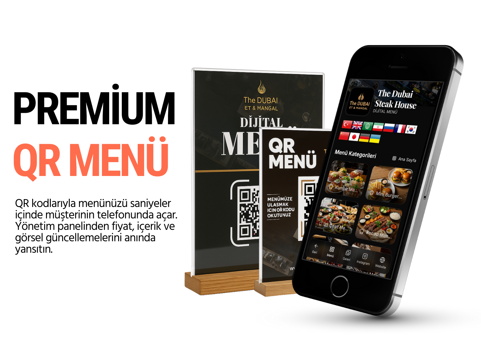 QR Menu Slider
